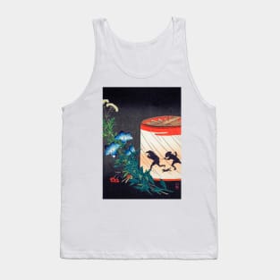 Bellflower and Lantern print in high resolution by Hiroaki Takahashi Tank Top